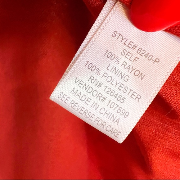 Rust Floral Mini Button Down Skater Skirt Womens 9 Floaty Casual Fall - Picture 7 of 8